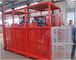 Open Top Cage 2ton 22m/Min Construction Material Lifting Hoist In Building Site