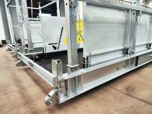 3.5m tipe tetap platform crane loading deck FMLP3500 Lebar 3500mm Sertifikat beban penuh