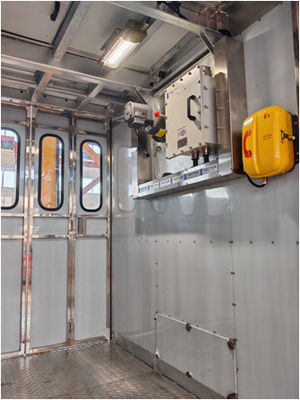 Harga bagus Opsi yang dapat disesuaikan ATEX Rack Pinion Hoist dengan beban 2000kg / kabin dipasang baik di dalam maupun di luar ruangan on line