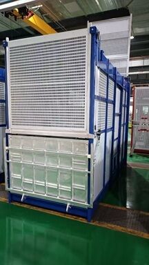 Harga bagus Hot Galvanized 0-46m / Min Rak Dan Pinion Konstruksi Lift Untuk Penumpang warna disesuaikan on line