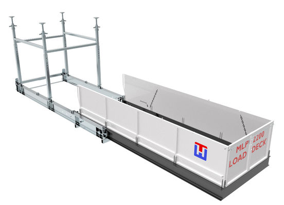 2800mm Lebar Bahan Retraktable Cantideck Platform Akses MLP2800