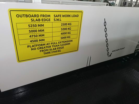 Platform Pemuatan Konstruksi Lebar 4200mm Superdeck MLP4200 yang Dapat Ditarik