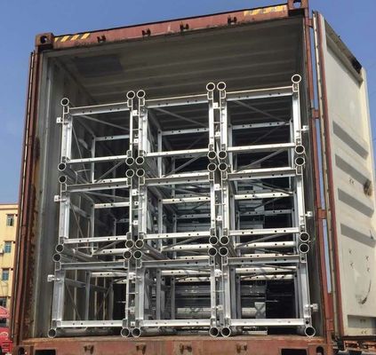 Harga bagus 8.0mm Ketebalan 650x650mm Bagian Mast Lift suku cadang on line