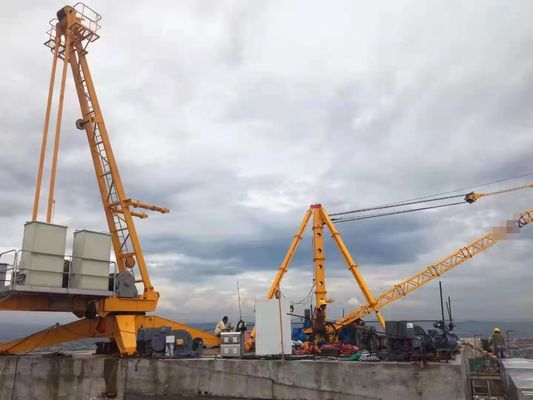 Harga bagus Kontrol Inverter 60HZ 3ton Konstruksi Crane Menara Untuk Angkat Atap on line