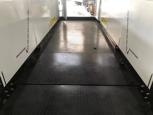 Platform Pemuatan Crane yang bisa ditarik lebarnya 3,2 m untuk lokasi konstruksi bertingkat