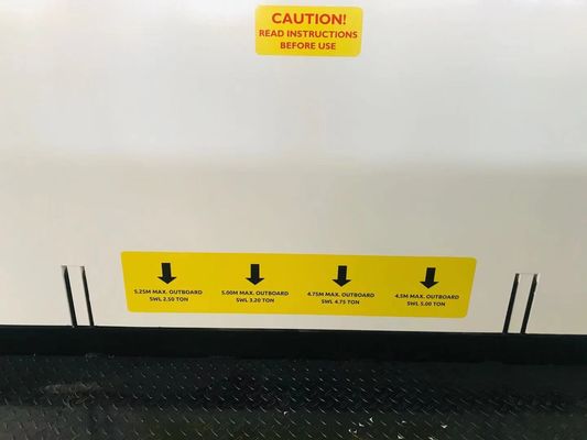 Dek Pemuatan Retractable Lebar 2200mm Superdeck Untuk Situs Konstruksi Bertingkat Tinggi