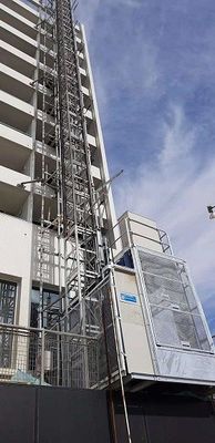 Bevel Gearbox Motor Konstruksi Lift Lift, CE Buck Lift Lift