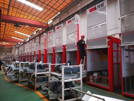 Auto Landing Dalam 63m / Min Konstruksi Lift Lift tahan karat