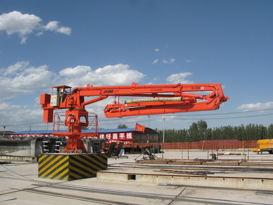 Harga bagus Pompa Boom Beton Horisontal, 11kw Boom Penempatan Hidraulik on line