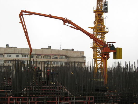 Harga bagus HGY-32 18KW 32m Self Climbing Beton Penempatan Boom Dengan Remote Control on line