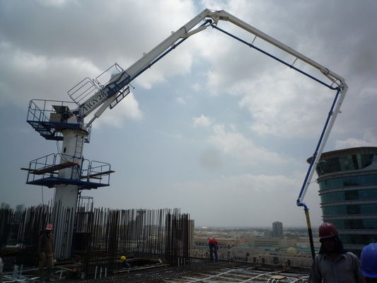 Harga bagus Inner Climbing Fixed 24m Spider Beton Placing Boom Untuk Menara Konstruksi on line