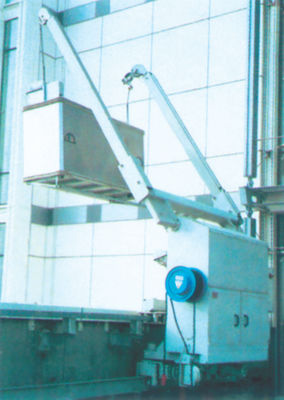 Harga bagus Parapet dinding dipasang Mesin pembersih kaca Aluminium Cradle Untuk pemeliharaan bangunan on line