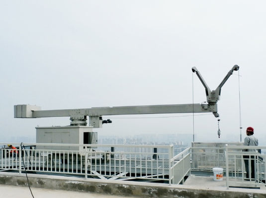 Harga bagus Unit pemeliharaan bangunan dengan ketinggian 500 m dengan gondola aluminium 300 kg yang dipasang secara permanen di atas bangunan on line