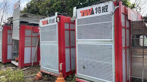 Bahan Penumpang 37kw Bangunan Konstruksi Lift Bevel Hecial Gearbox/Konstruksi Lift untuk Konstruksi